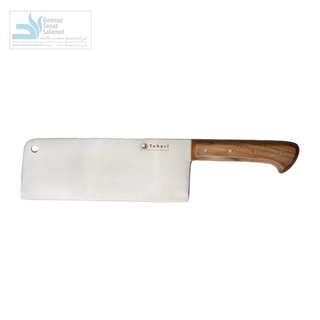 ساطور دسته چوبی بلند