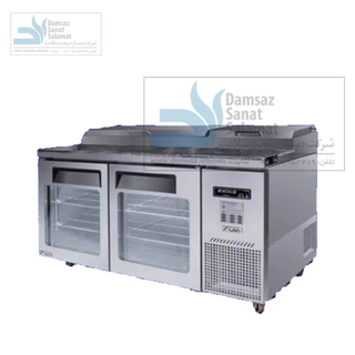 یخچال تاپینگ پیتزا درب شیشه ای برند ایگلو مدل RTGT19