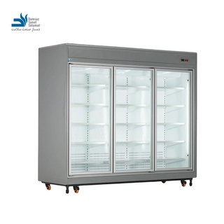 یخچال فروشگاهی ویترینی 221 سانتی سه درب کینو مدل RV31