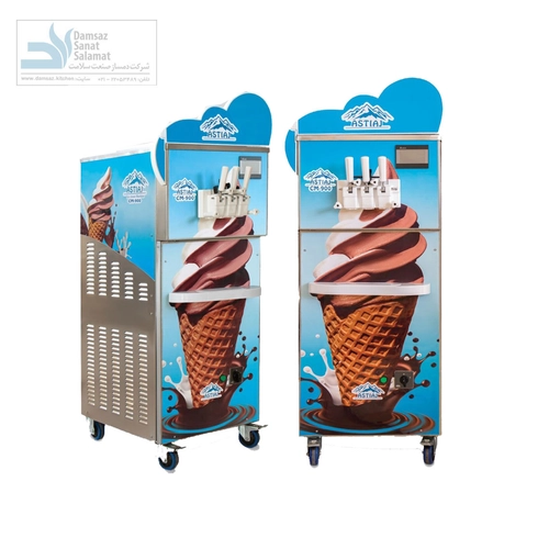 بستنی ساز آستیاژ سه قیفه مدل CM-800