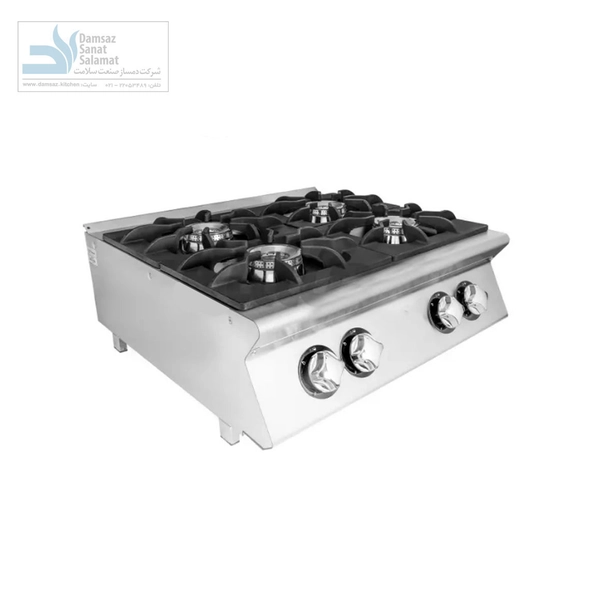 اجاق گاز ۴ شعله رومیزی مدل HC78G20 طرح مارنو ایتالیا