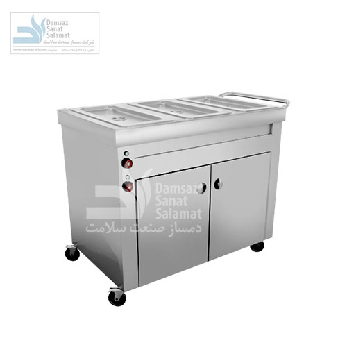 ترولی بن ماری با گرمخانه