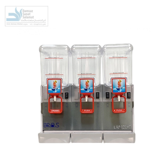 شربت ساز سه قلو برند ABA پمپی مدل LPS12LX3