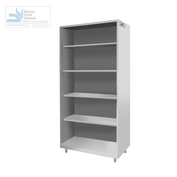 کابینت ایستاده بدون درب استیل