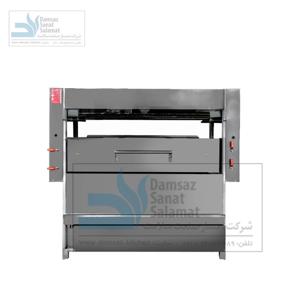 کباب پز تابشی ریلی شیدپخت 40 سیخ 2.1 متری کباب 35 سانتی مدل الماس