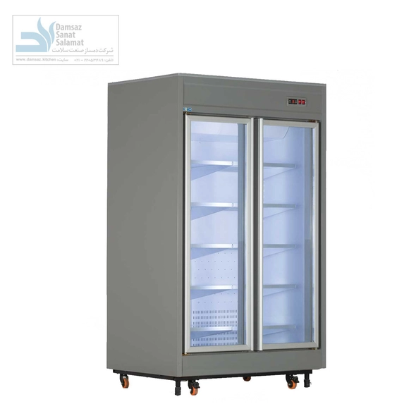 یخچال فروشگاهی ویترینی دو درب مدل RV21 کینو