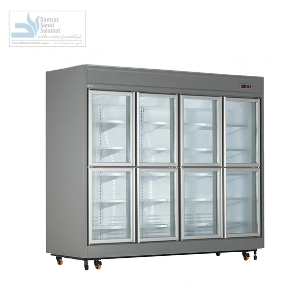 یخچال فروشگاهی ویترینی مدل RV42 کینو هشت درب