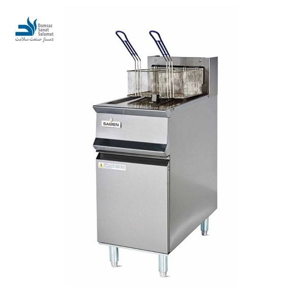 سرخ کن صنعتی دو سبد ثامن Samen مدل FR-12