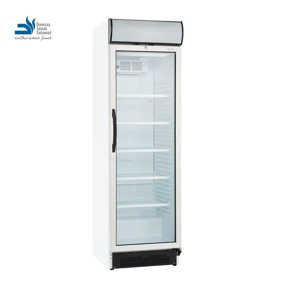 فریزر ویترینی ایستاده تک درب 60 سانتی تاج دار اوگور  مدل UDD 370