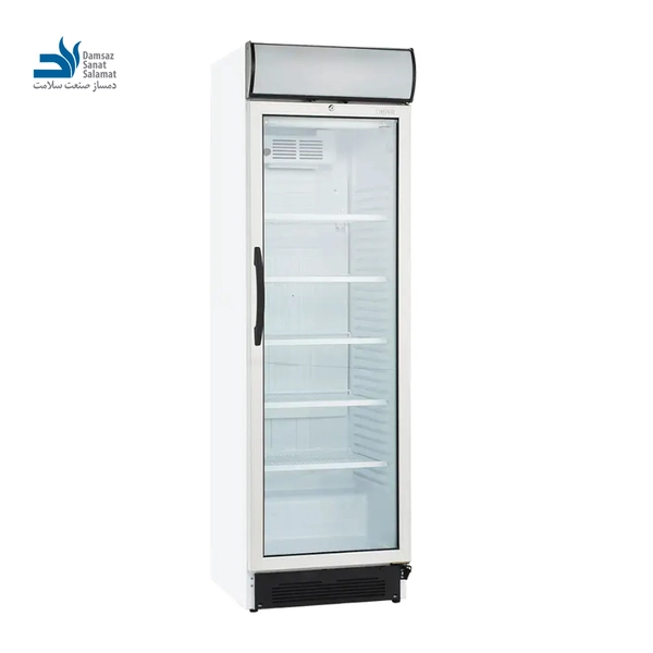فریزر ویترینی ایستاده تک درب 60 سانتی تاج دار اوگور  مدل UDD 370